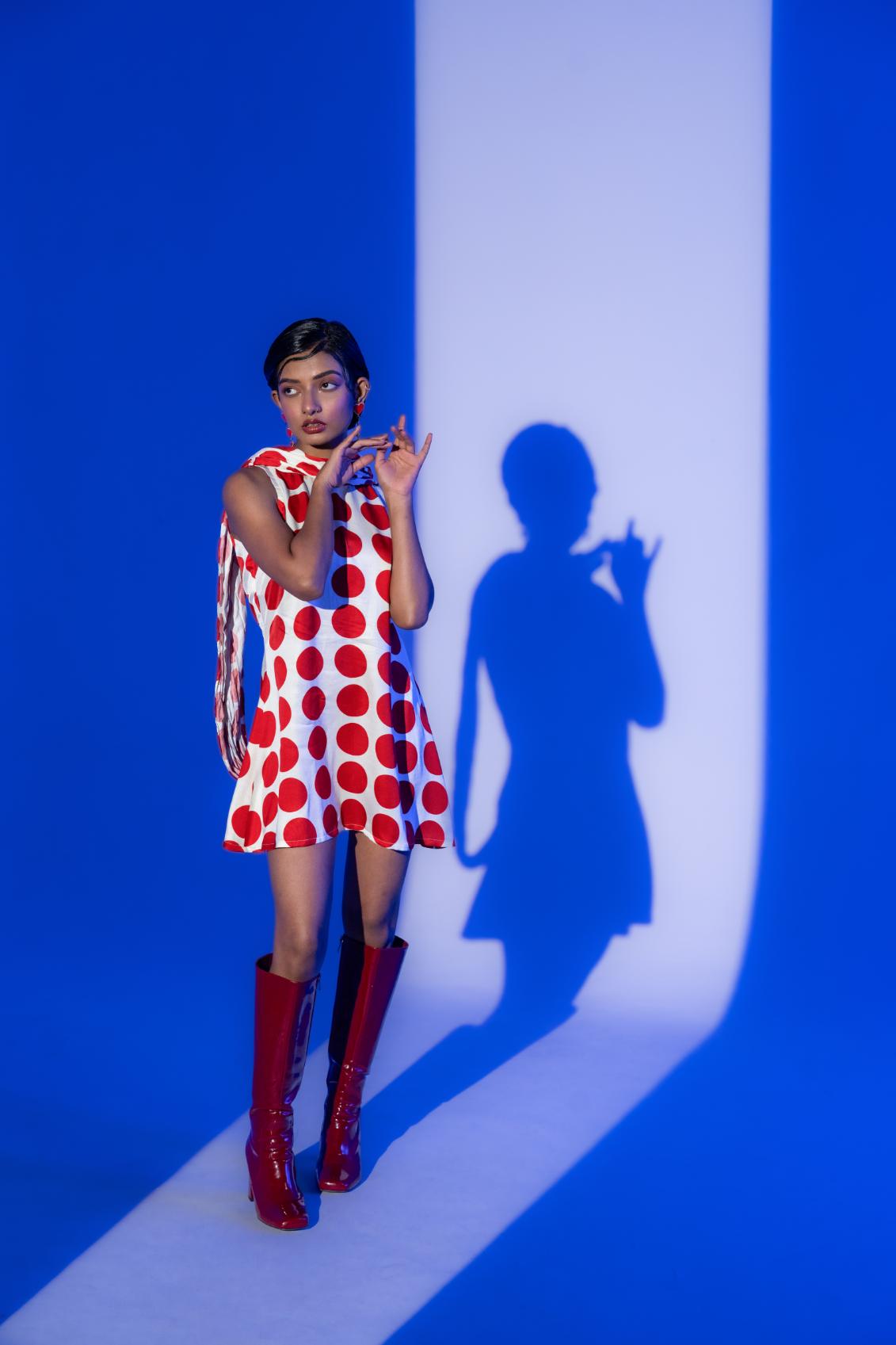 Bulls Eye Scarf Dress