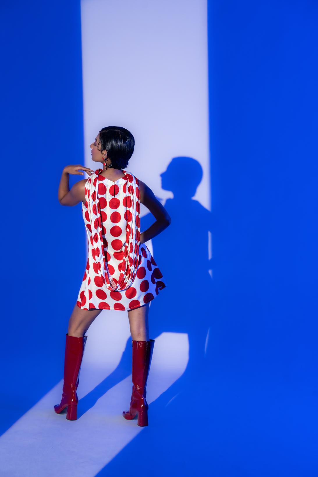 Bulls Eye Scarf Dress