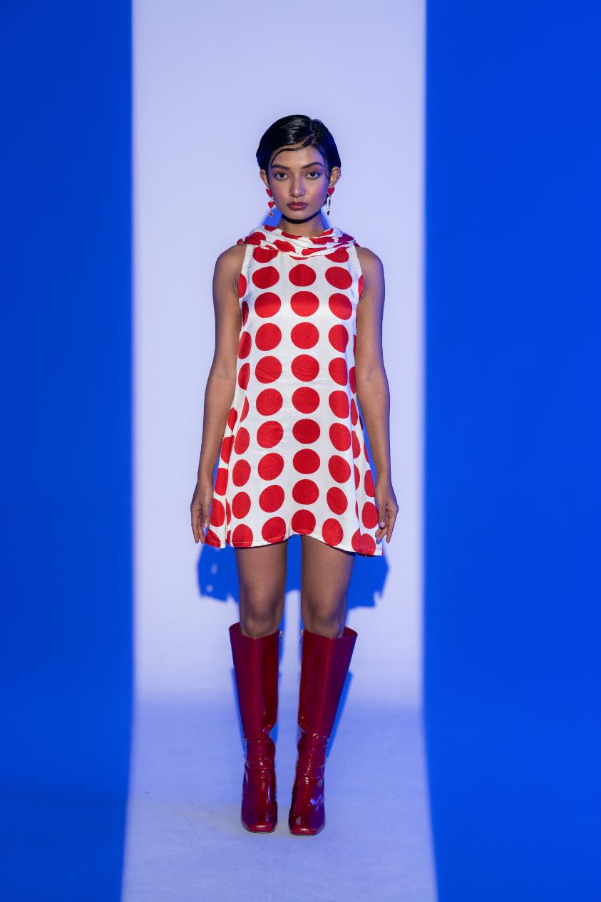 Bulls Eye Scarf Dress