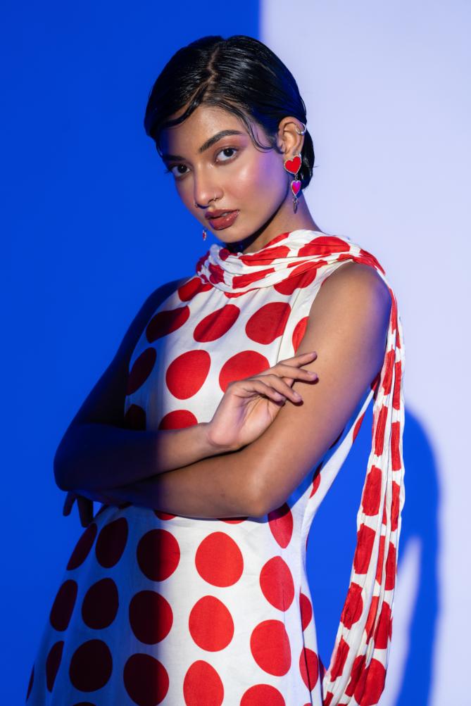 Bulls Eye Scarf Dress
