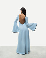 The Morticia Dress - Blue