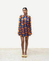 Cowl Dress - Phataka Print