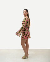 Cowl Dress - Morni Print
