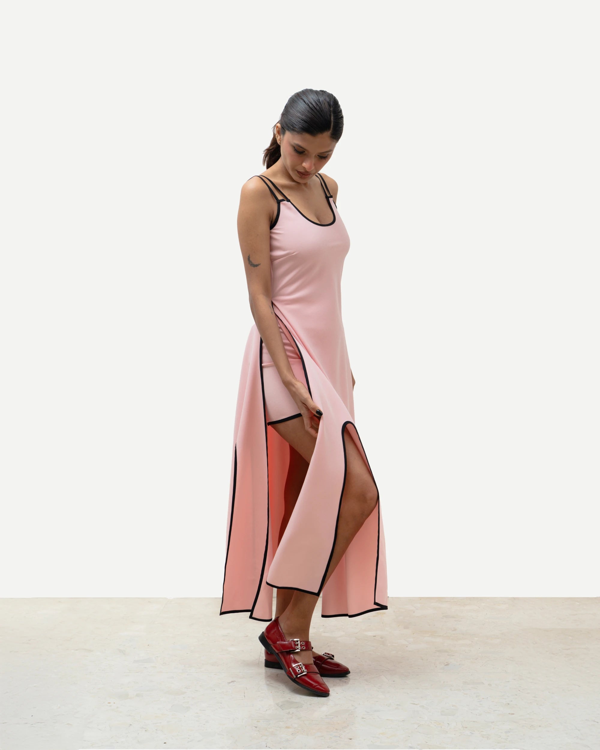 Side Fling Top - Pink