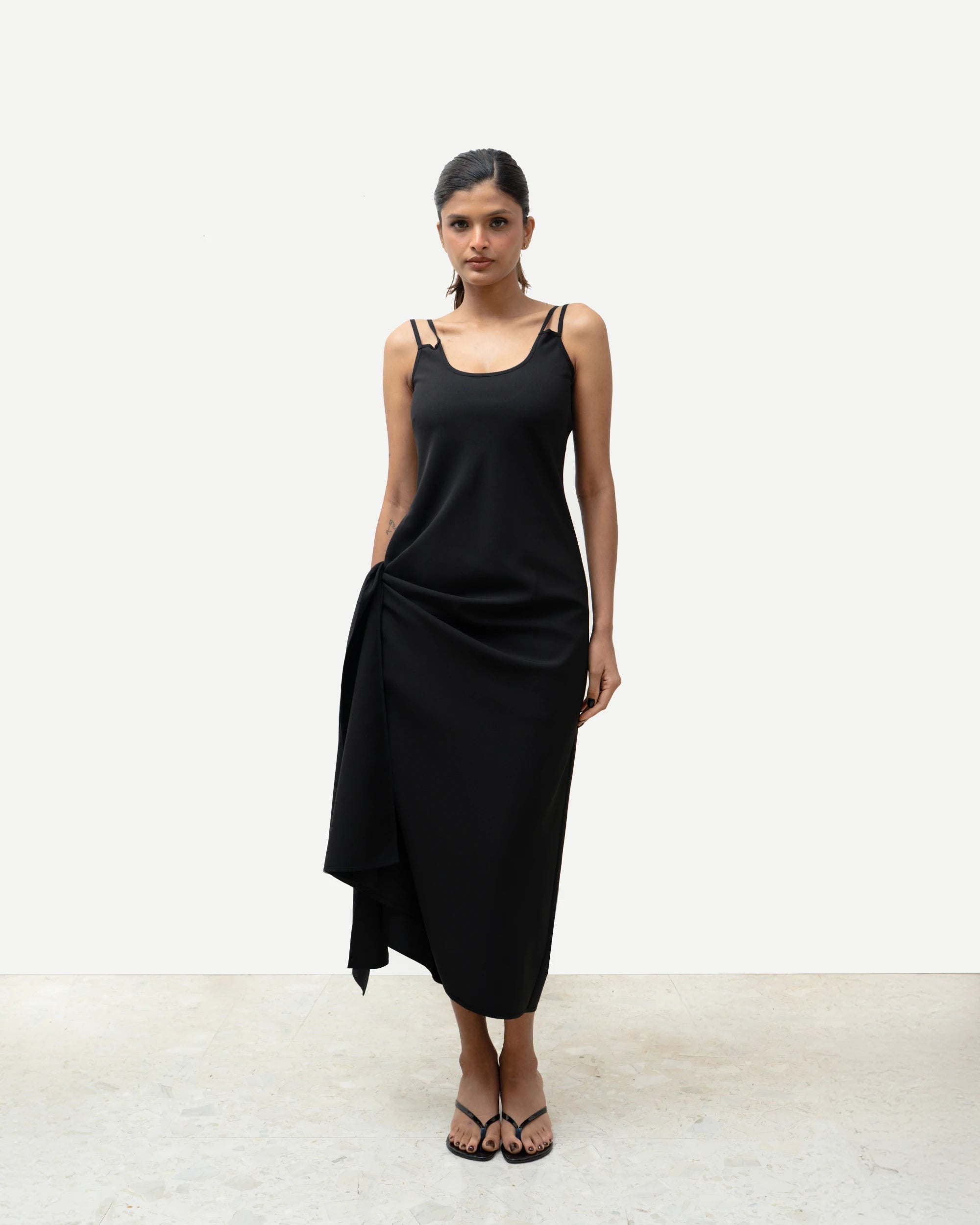 Side Fling Top - Black