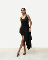 Side Fling Top - Black