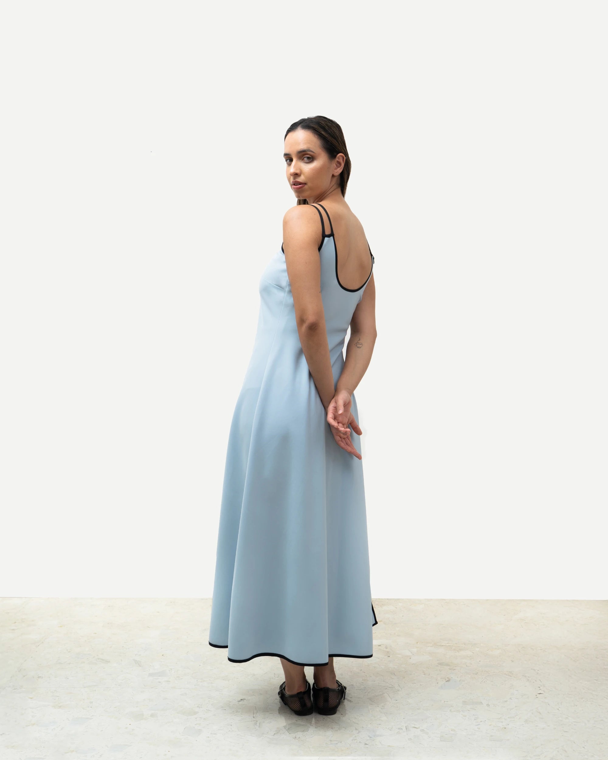 Side Fling Top - Blue