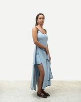 Side Fling Top - Blue