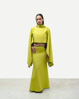 Cut-Out Skirt - Green