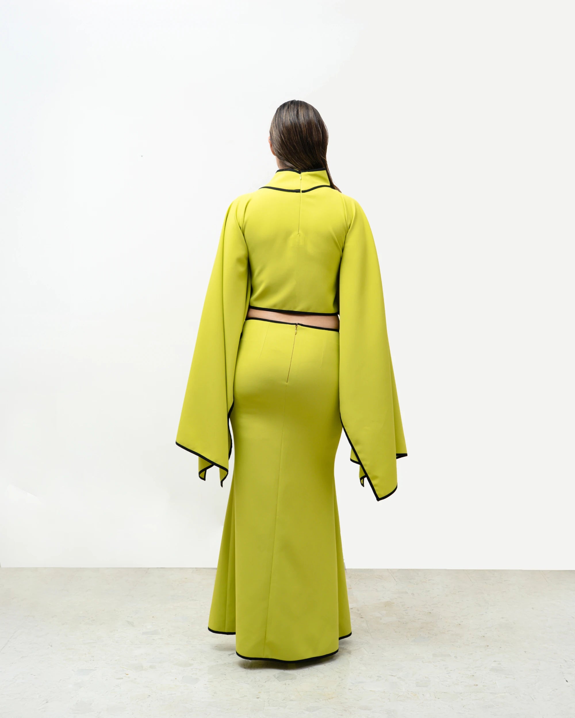 Cut-Out Skirt - Green