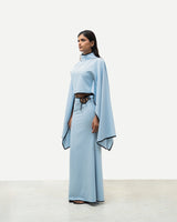 Cut-Out Skirt - Blue