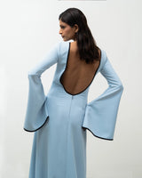 The Morticia Dress - Blue