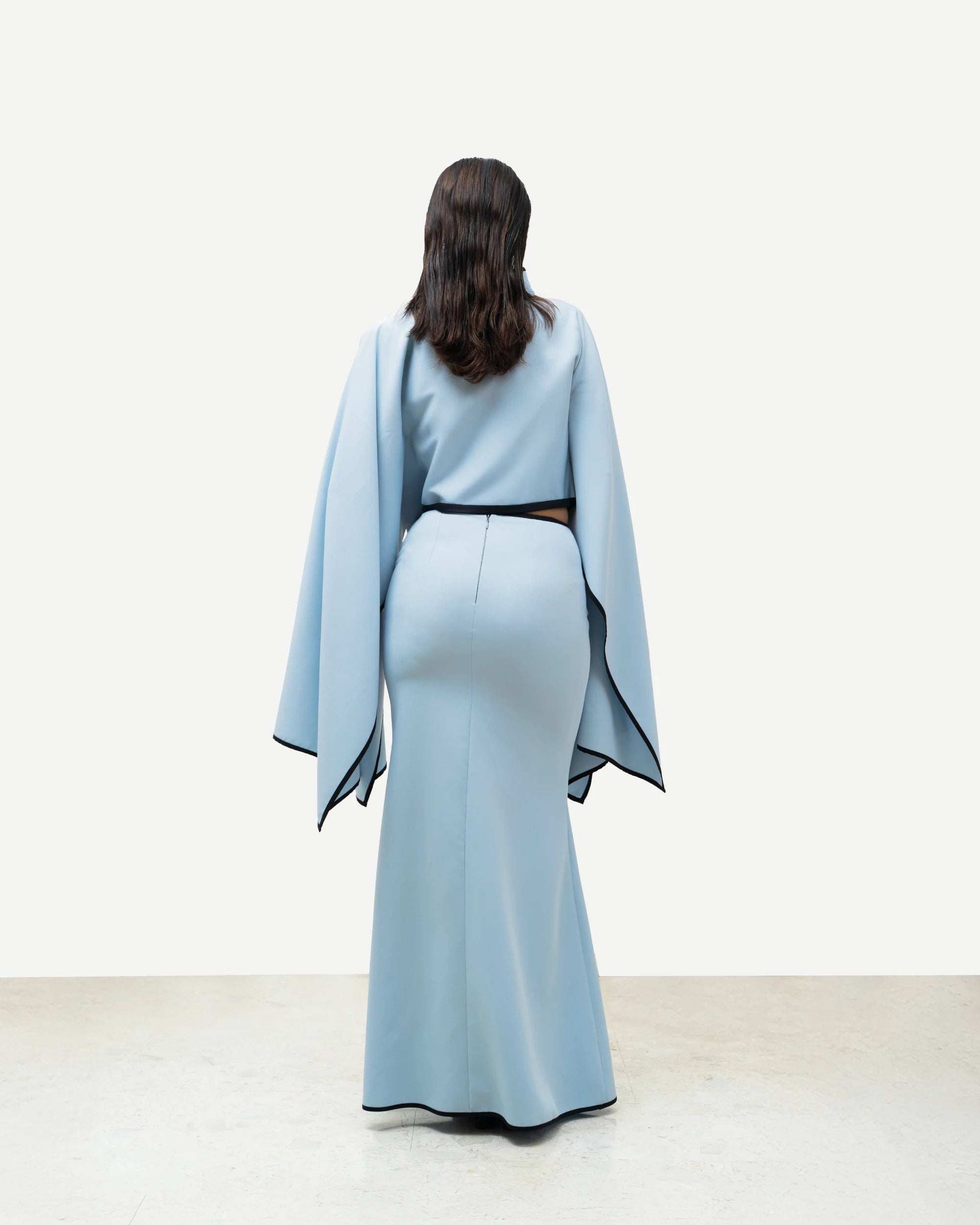 Cut-Out Skirt - Blue