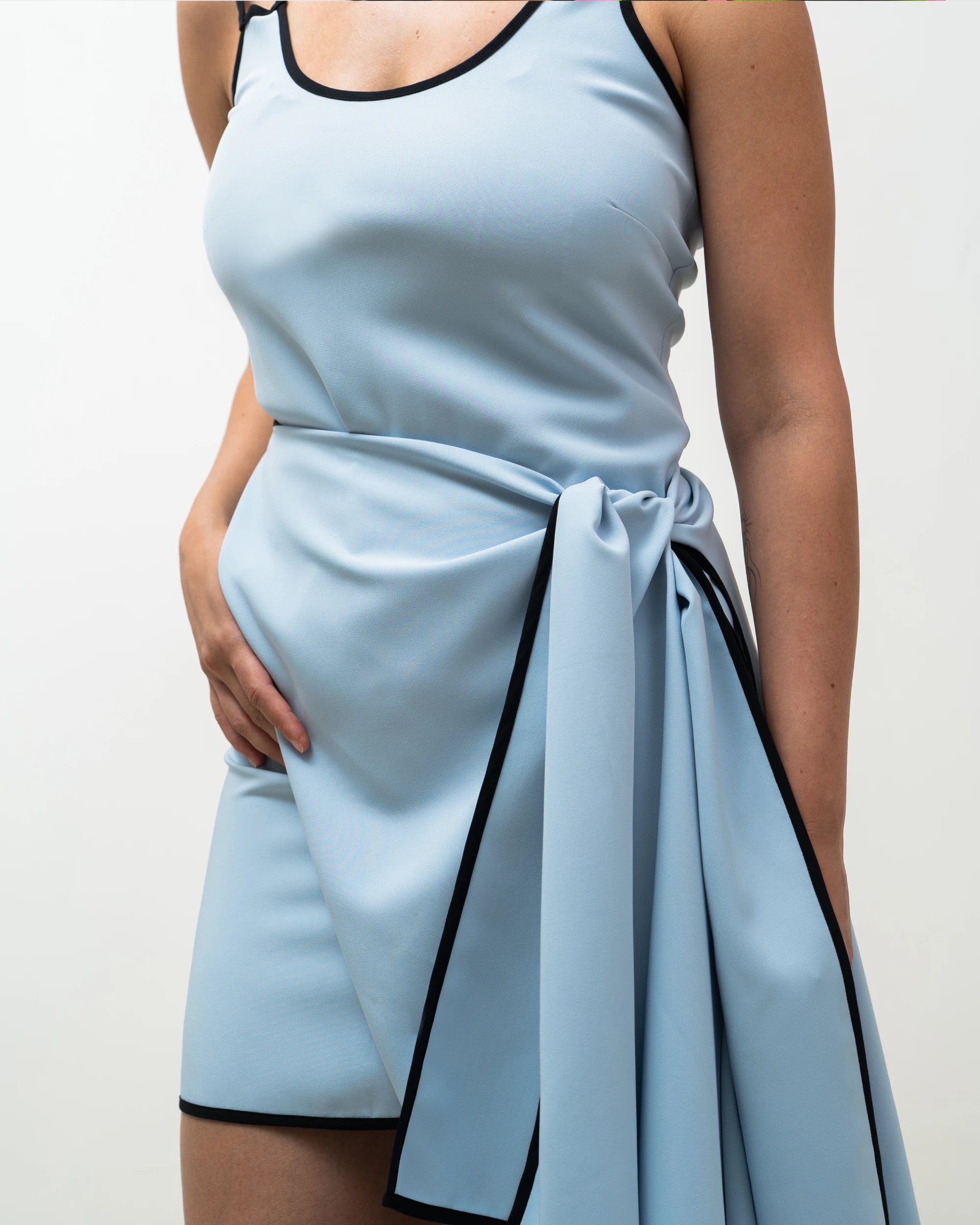 Side Fling Top - Blue