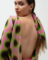 Cowl Dress - Morni Print