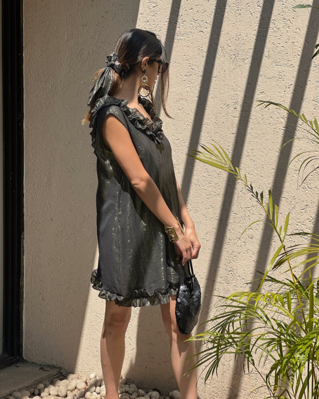 Meet Cute Dress (Starry Black)