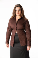 Pull It Together Shirt (Brown)