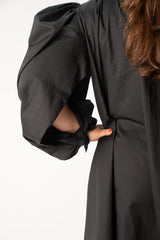 The Cape Dress (Black)
