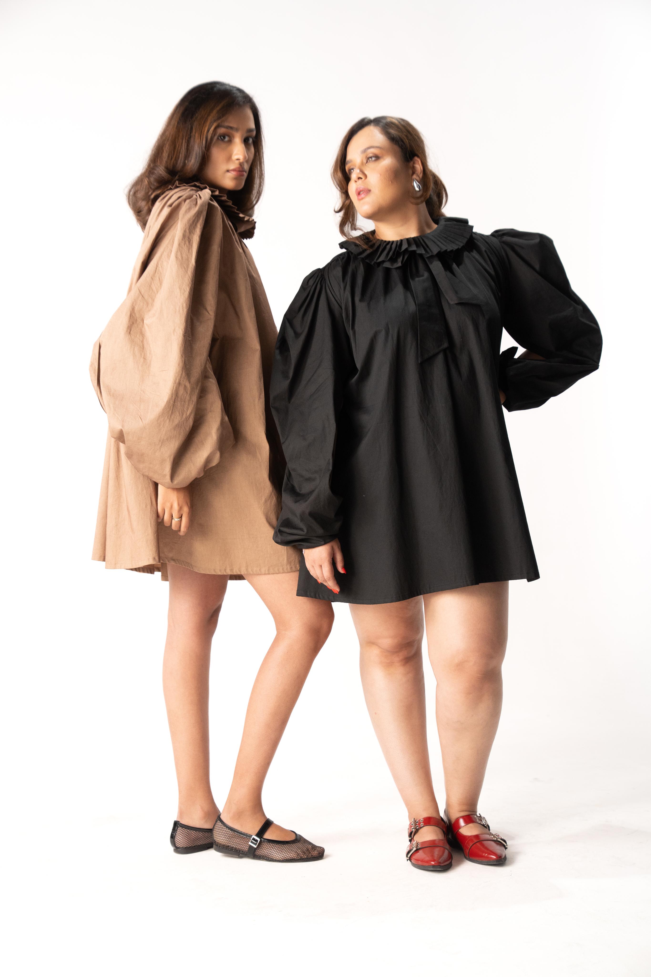 The Cape Dress (Black)