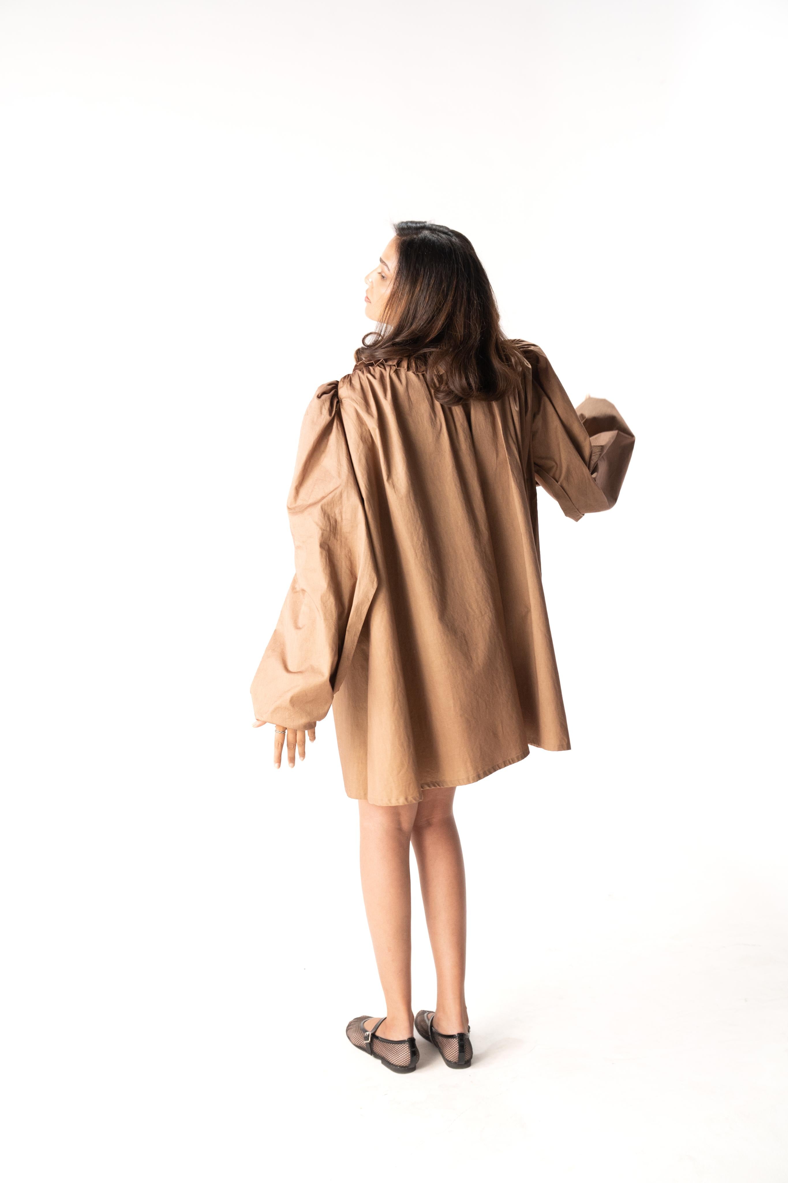 The Cape Dress (Ochre)