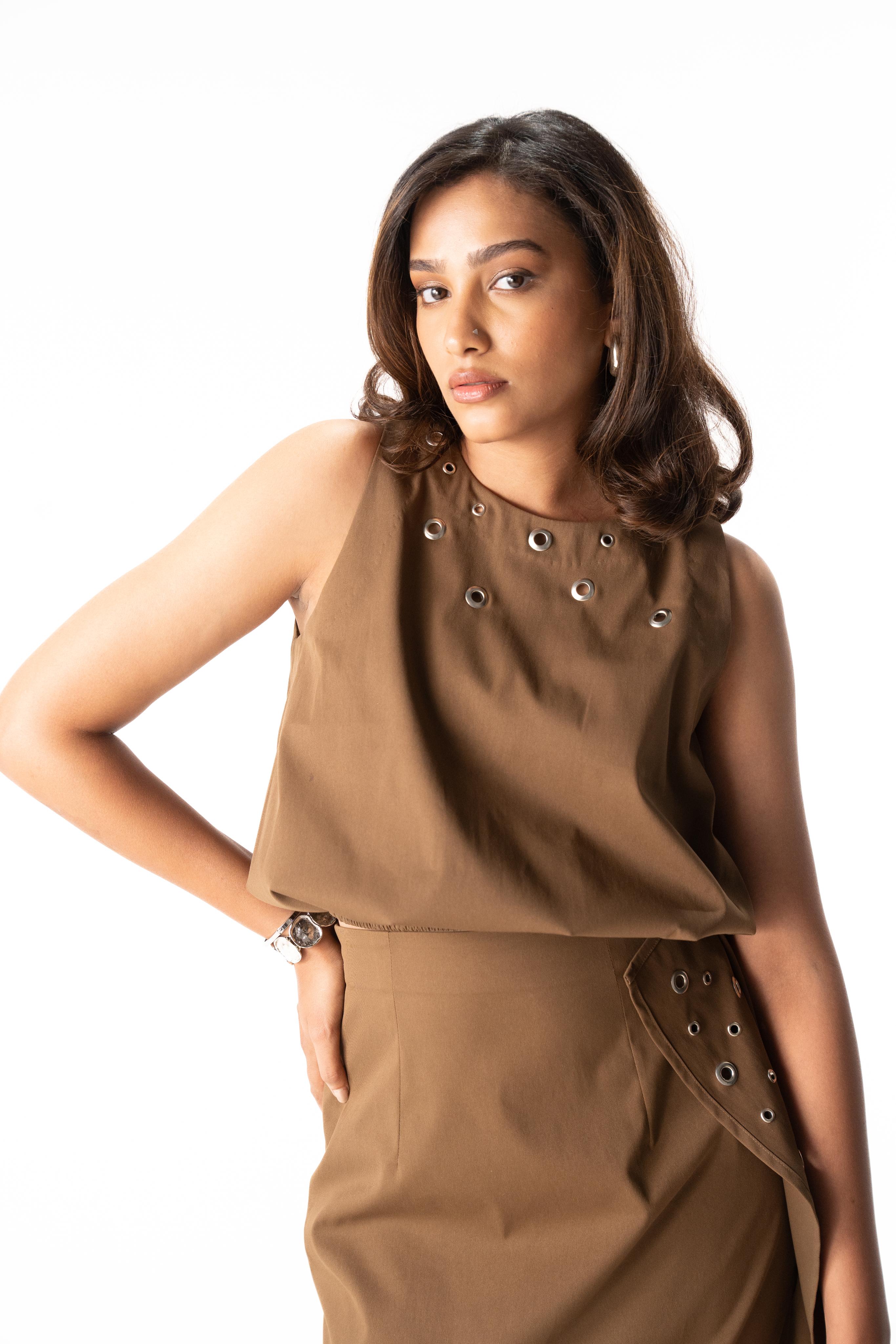 Puffer Top (Camel)