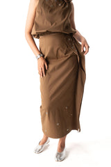 Side Fling Skirt (Camel)