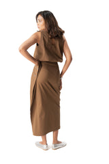 Side Fling Skirt (Camel)