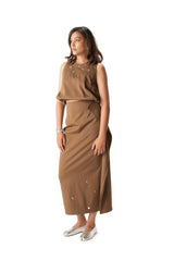 Side Fling Skirt (Camel)