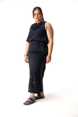 Puffer Top (Navy)