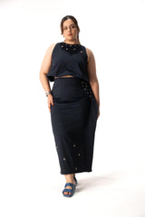 Puffer Top (Navy)