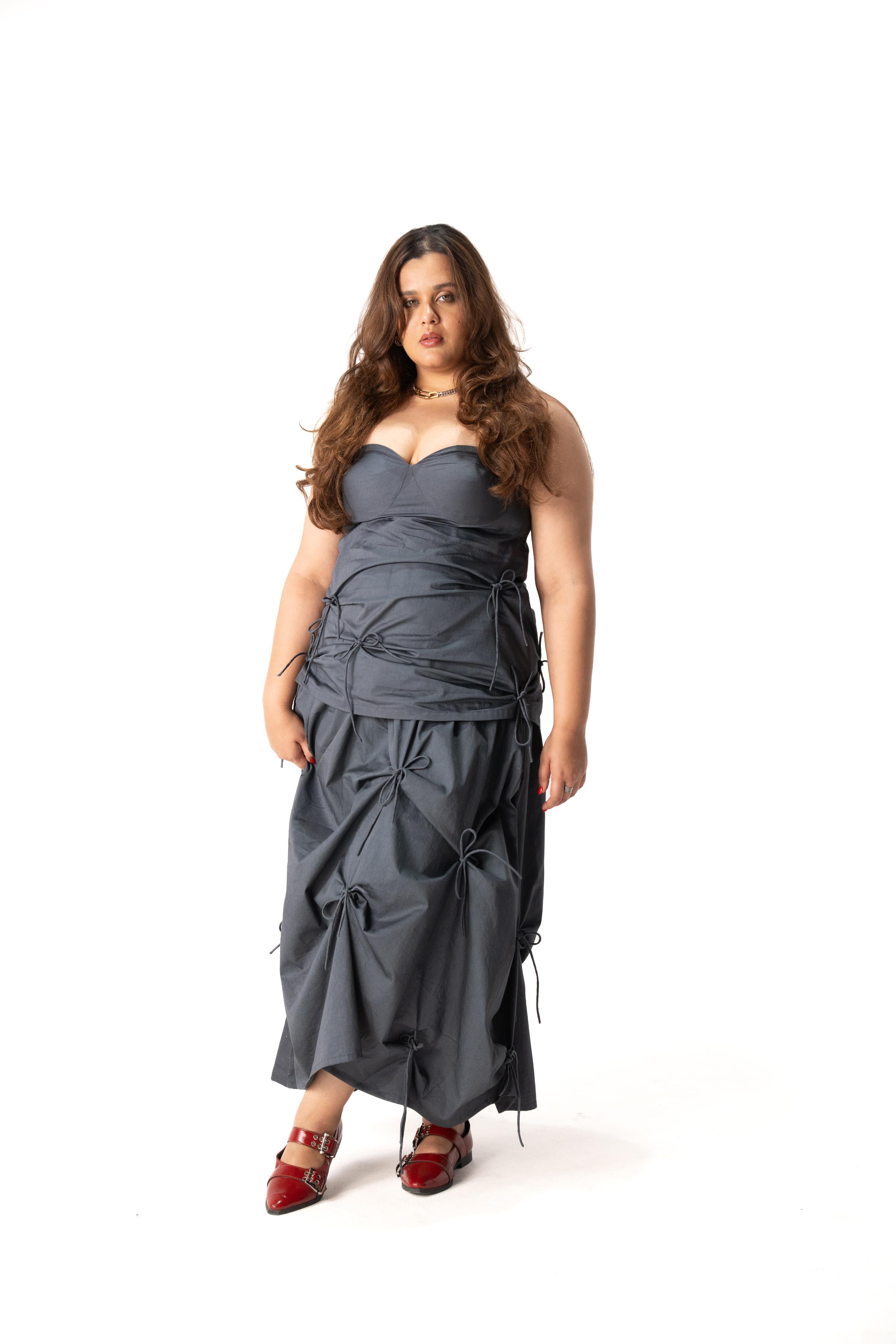 Strings Attached Top (Grey)