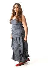 Strings Attached Skirt (Grey)