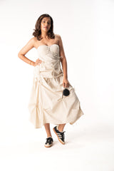 Strings Attached Top (Beige)