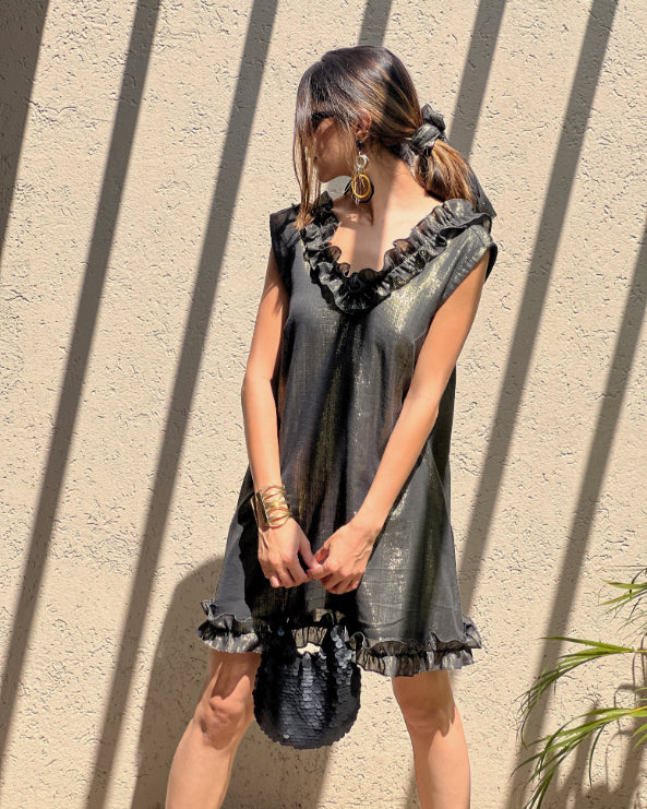 Meet Cute Dress (Starry Black)