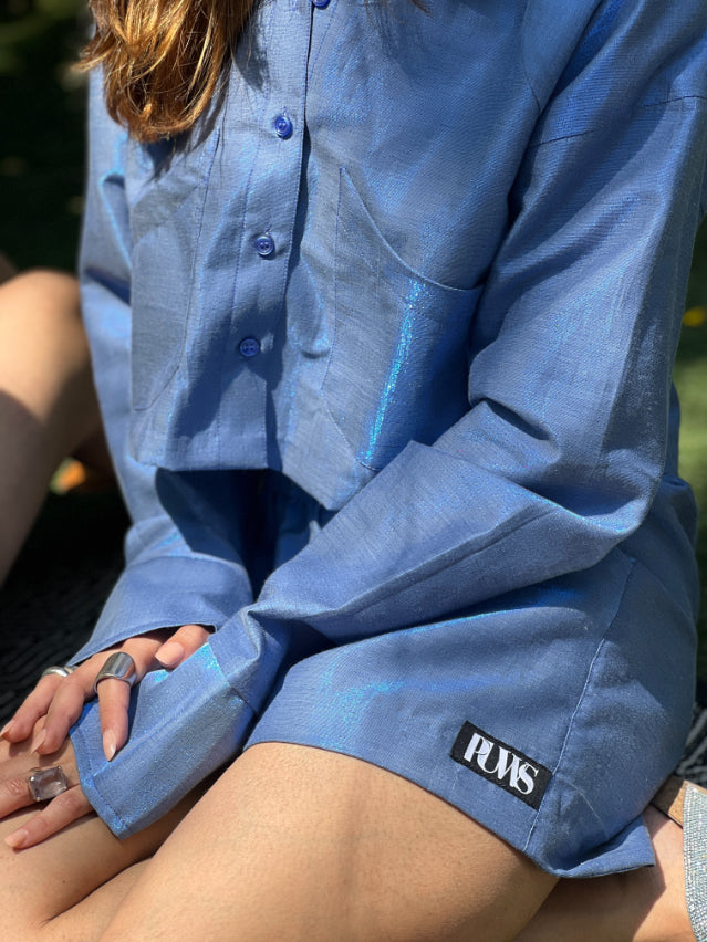 Lets Hang Shirt (Sapphire Blue)