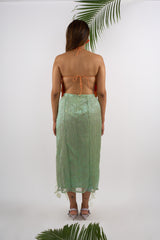 Shut the Clam Up Top (Coral Orange)