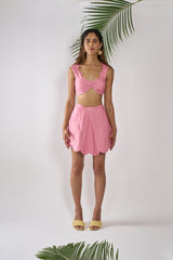 Happy as a clam skirt (Sandy Pink)