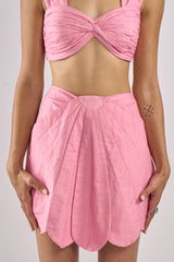 Happy as a clam skirt (Sandy Pink)