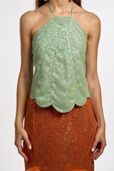 Shut the Clam Up Top (Algae Green)