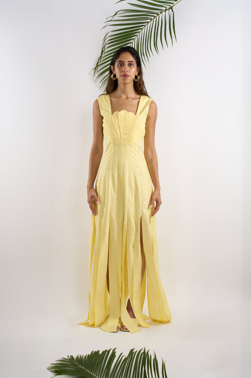 Coral Me Cute Dress (Sunshine yellow)