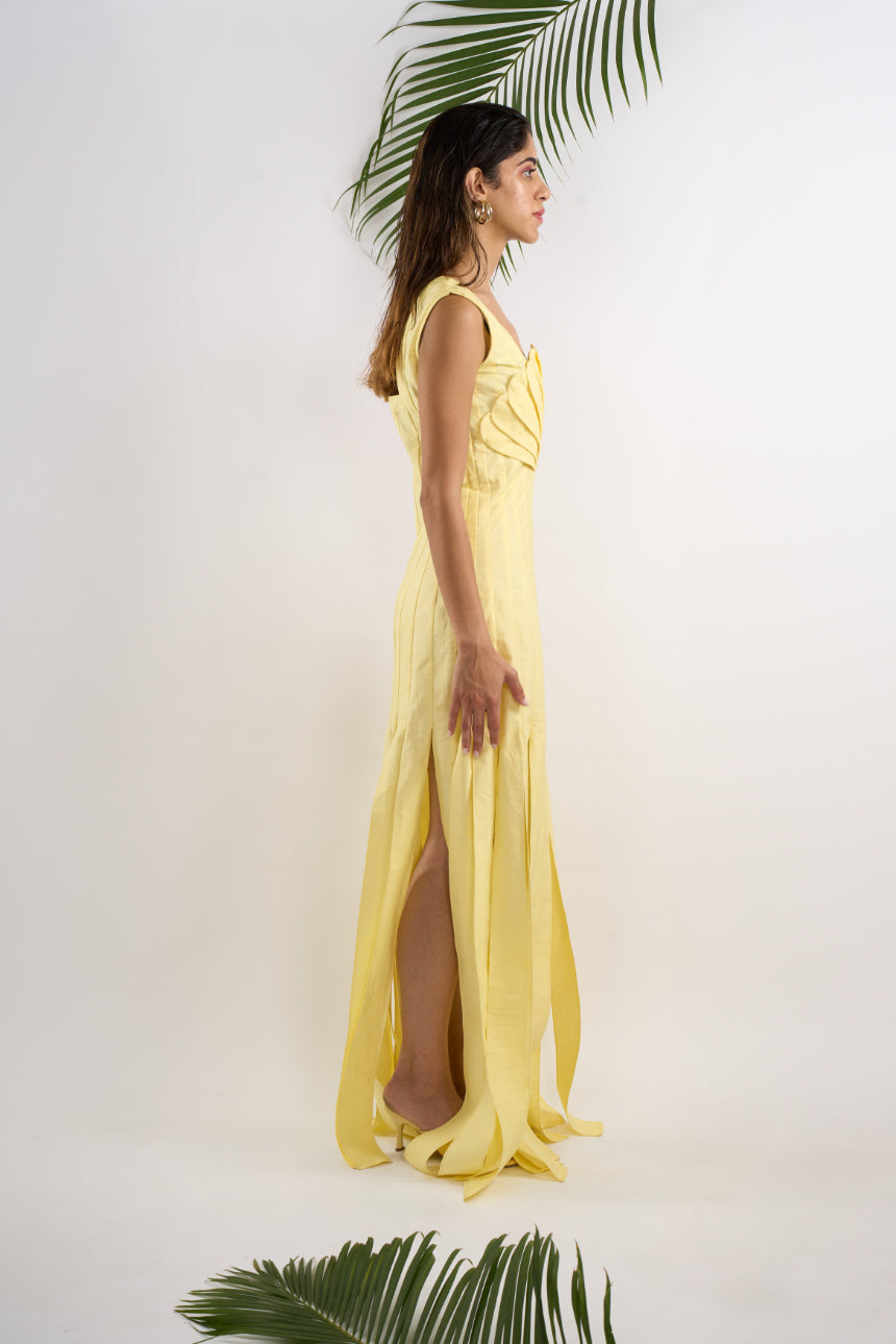 Coral Me Cute Dress (Sunshine yellow)