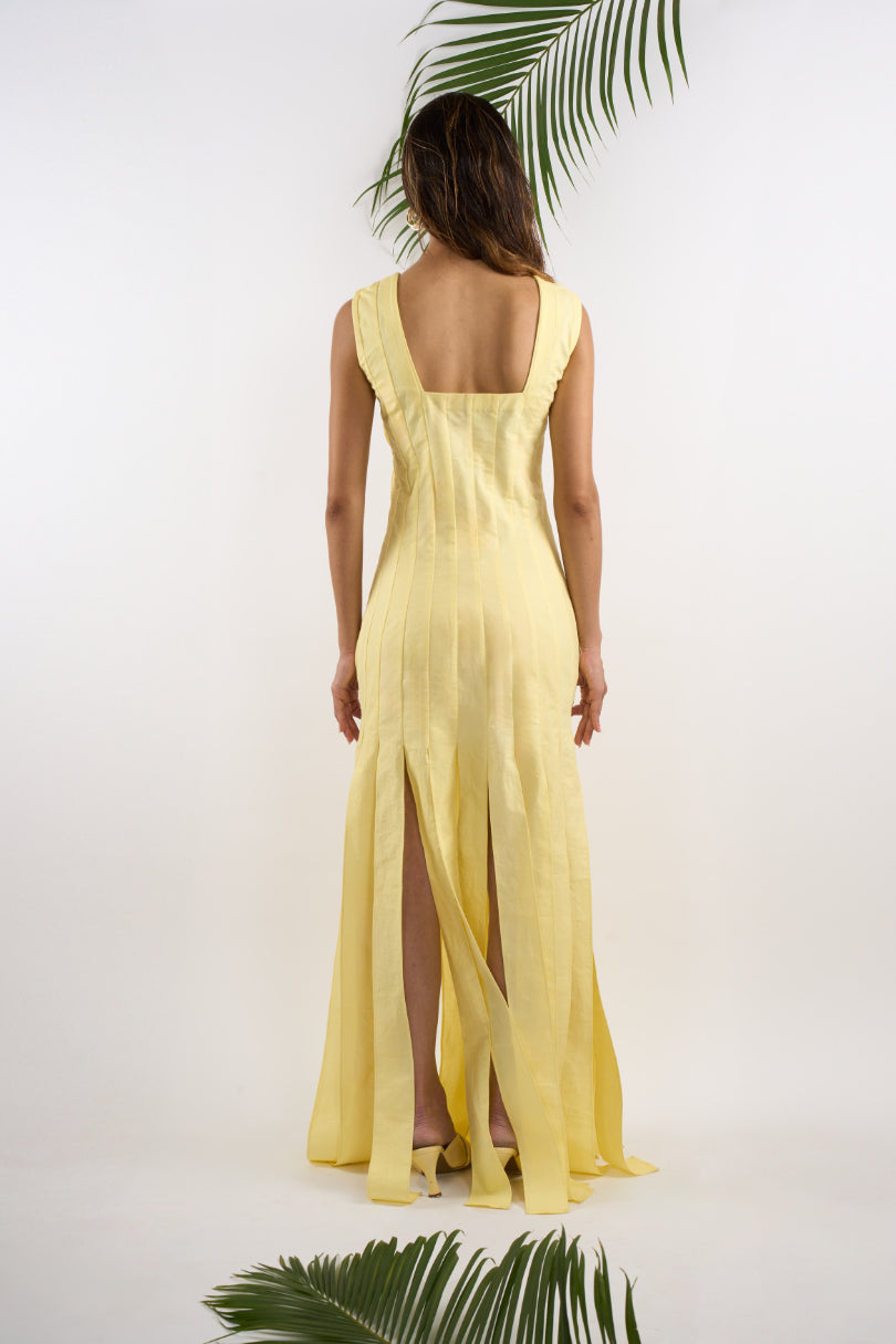 Coral Me Cute Dress (Sunshine yellow)