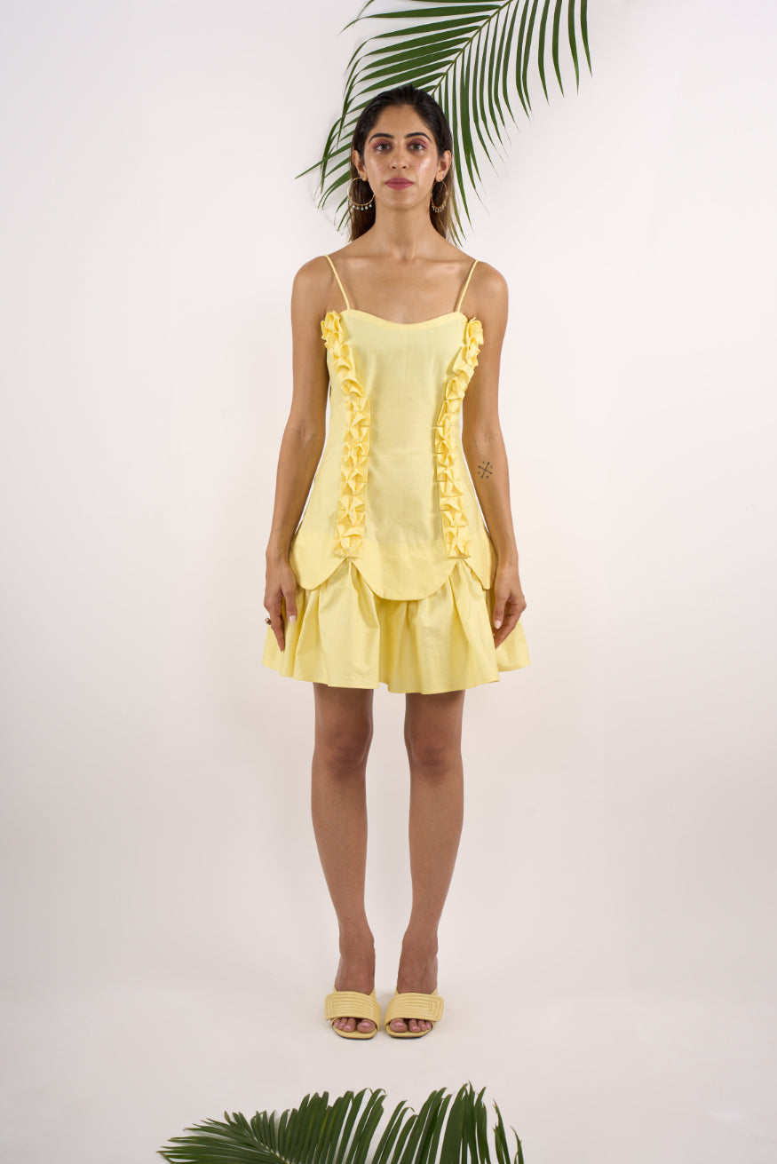She Sells Sea Shells Dress (Sunshine yellow)