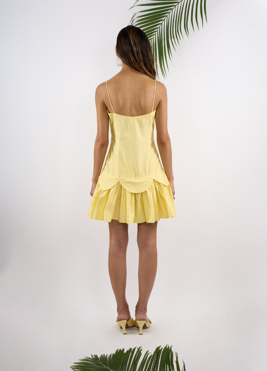 She Sells Sea Shells Dress (Sunshine yellow)