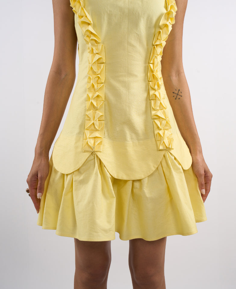 She Sells Sea Shells Dress (Sunshine yellow)