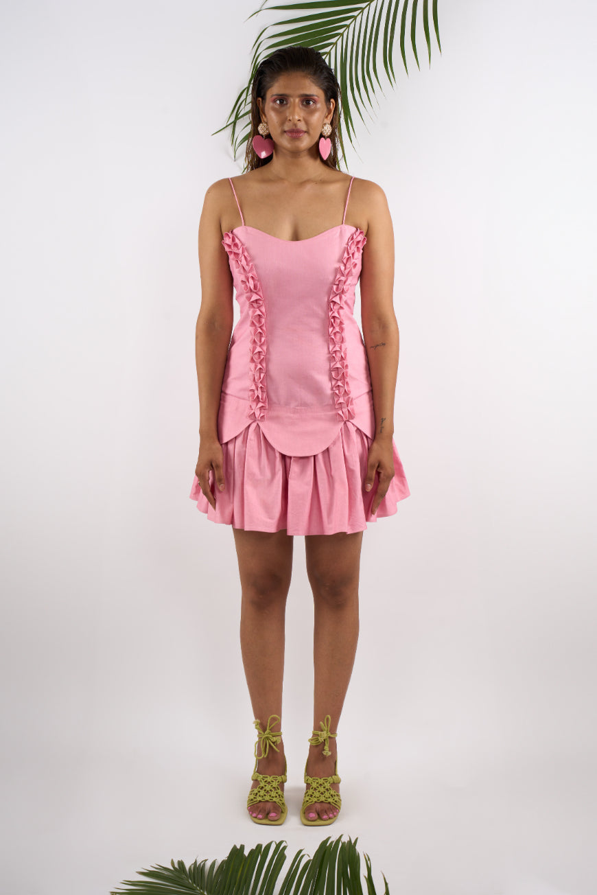 She Sells Sea Shells Dress (Sandy Pink)