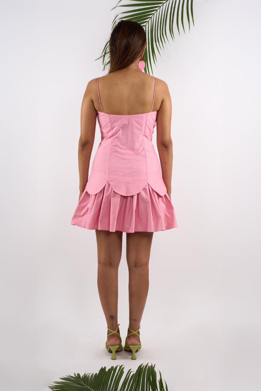 She Sells Sea Shells Dress (Sandy Pink)