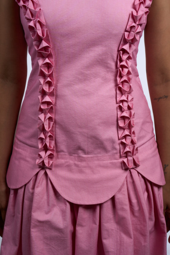 She Sells Sea Shells Dress (Sandy Pink)