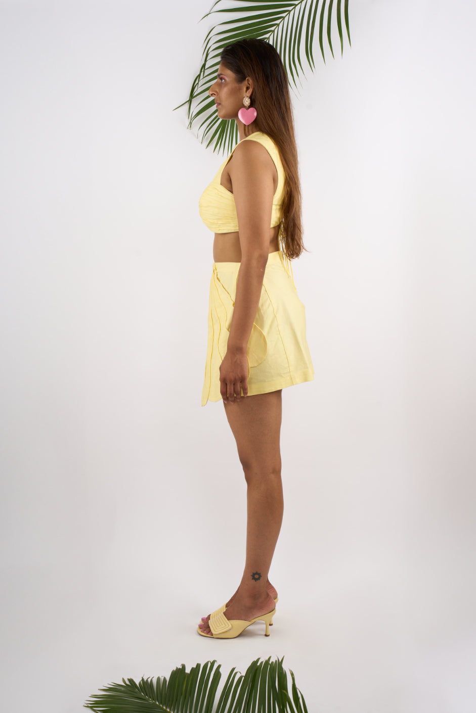 Tan Lines Bralette Top (Sunshine yellow)
