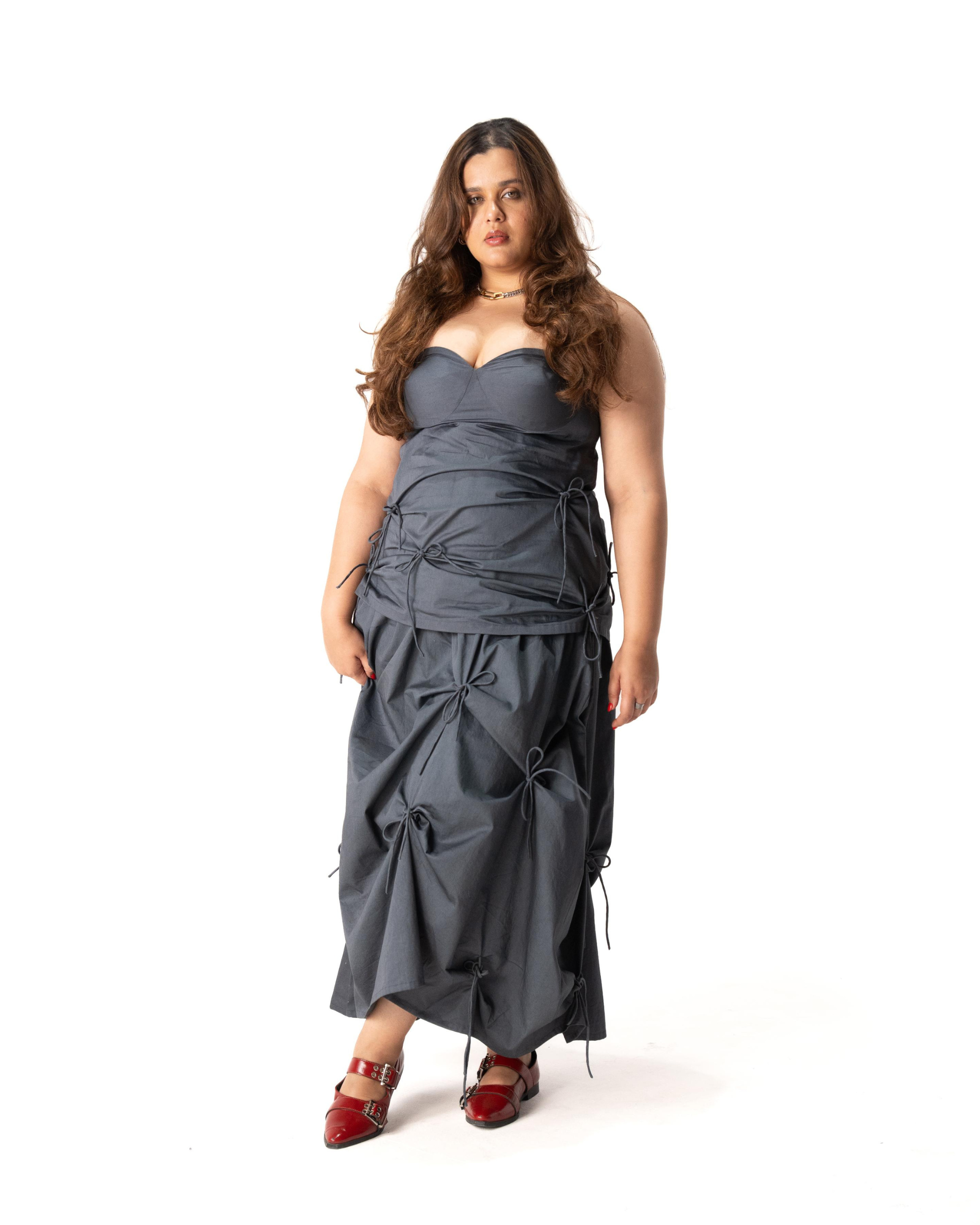 Strings Attached Top (Grey)